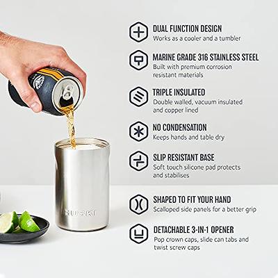 Can Cooler Double Wall Beer Bottle Cooler Double Insulated Can Holder  Stainless Steel Material for Kitchen Drink Tumbler