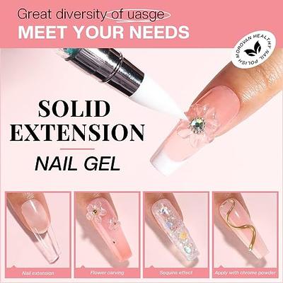 Morovan Rhinestone Glue For Nails: 2PCS Nail Art Rhinestone Gel