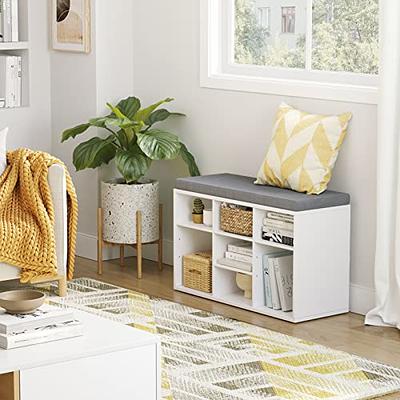 Tiered Shoe Storage Rack Entryway Bench, Mudroom Footwear