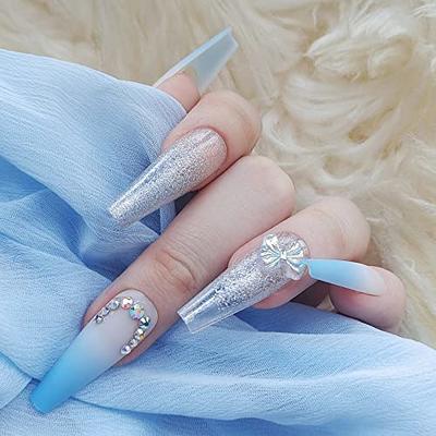 Wow, Your Nails Look Amazing! 24pcs Long Stiletto False Nail Art