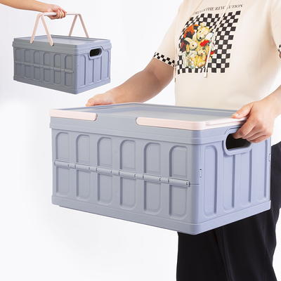 Collapsible Storage Bin with Lid