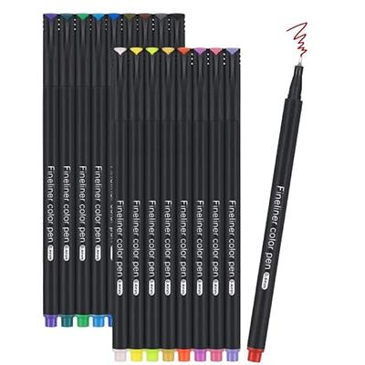 Upanic Journal Pens,24 Colorful Planner Pens,Fineliner Colored