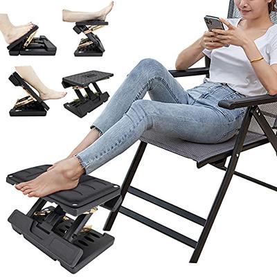 Mount-It! 17.5 in. W Black Adjustable Ergonomic Desk Foot Rest