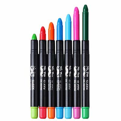 Mr. Pen- Washable Gel Crayons, Assorted Colors, 20 Pack, Non-Toxic Twistable Gel Crayons, Silky Crayons for Coloring Book, Gel Crayons for Bible