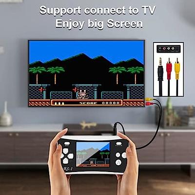 E-MODS GAMING Retro Games Console GV300S Mini TV Style 308 Video Games  Player with Handheld Gamepad & AV Output - 3.0 Inch Screen Electronic Games