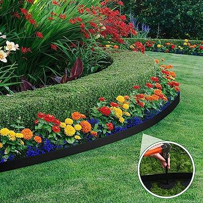 60 ft. No-Dig Plastic Landscape Edging Kit