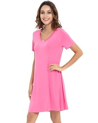 NACHILA Nightgowns for Women-Viscose Made from Bamboo, Soft