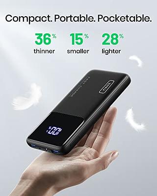 INIU Mini Power Bank, 10000mAh 22.5W Portable Fast Charge USB C Portable  Charger, Black 