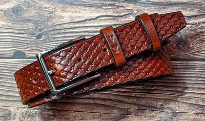  Personalized Casual Leather Belt, Custom Leather Belt for Men, Wide Brown Leather Belts, Anniversary Gifts for Him