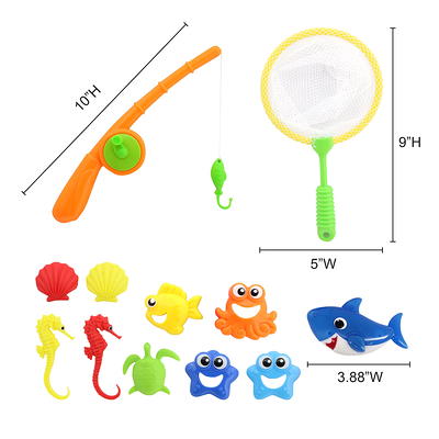 Fishing In The Paddling Pool Childrens Toys In The Pool Toy Fish