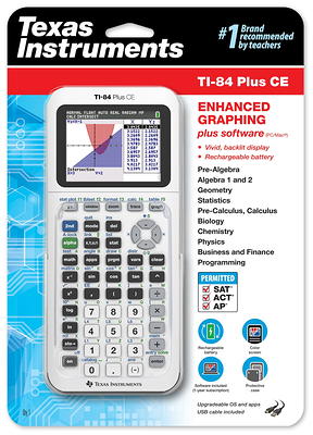 Texas Instruments TI-84 Plus CE 10-Digit Graphing Calculator