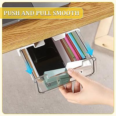 Desk Table Storage Drawer Organizer Box Under Desk Stand Self