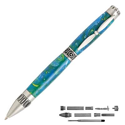 Penn State Industries PKSLFUNCH Funline Economy Slimline Twist Ballpoint  Pen Kit Woodturning Project (50, Chrome)