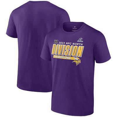 Minnesota Vikings Nike 2022 NFC North Division Champions Locker Room Trophy  Collection T-Shirt - Black