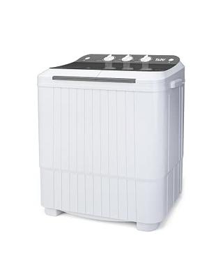 Compact Twin Tub Mini Portable Washing Machine and Dryer, 16.5 lbs  Capacity, Washer and Dryer Combo Stackable, Portable Washer and Dryer Combo  for