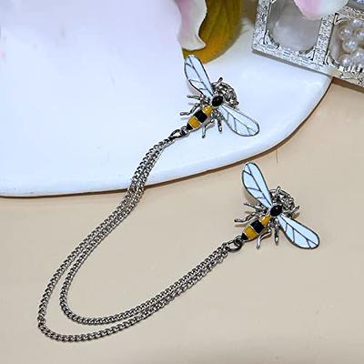 Fashion Crystal Enamel Insect Bee Brooch Pin Corsage Women Wedding Jewelry  Gifts