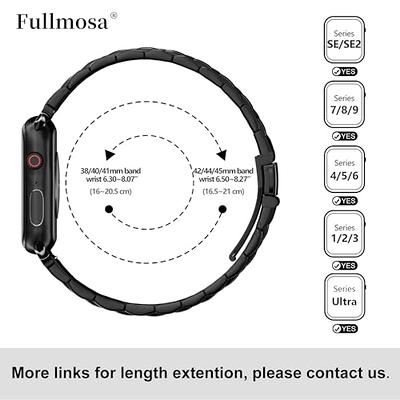 Fullmosa Compatible avec Bracelet Apple Watch 38mm/40mm/41mm