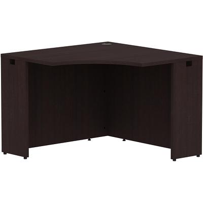 Realspace Magellan 59 W L Shape Corner Desk Espresso - Office Depot