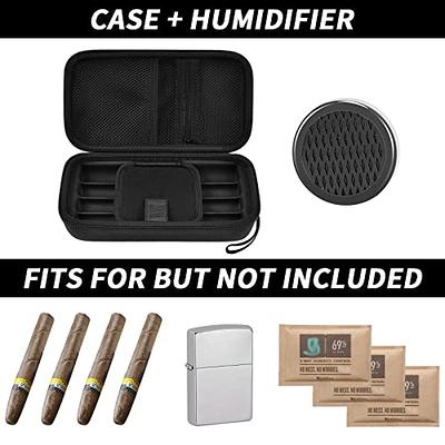 Travel Cigar Humidors Case Box with Cigar Accessories Cigar Cutter