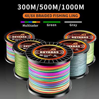 RUNCL Braided Fishing Line 4 Strands, Ultra Strong Braided Line