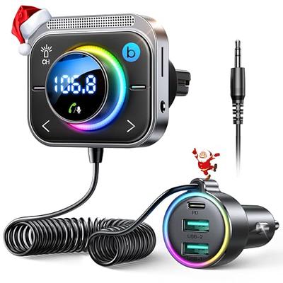 Syncwire Bluetooth 5.3 FM Transmitter Car Adapter 48W(PD 36W & 12W) [Light  Switch] [Hi-Fi Deep Bass] [Fast Charging] Wireless Radio Music Adapter LED  Display Hands-Free Calling Support USB Drive - Yahoo Shopping