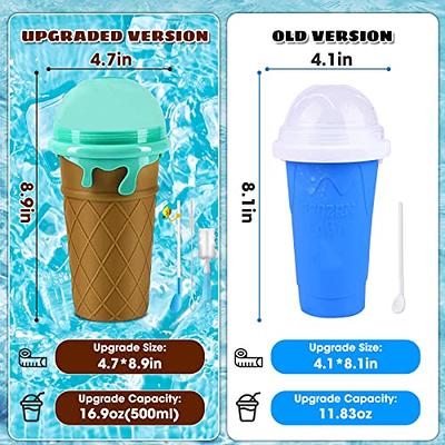 Silicone Slushy Cup Slushie Maker Cup Summer Cooler Smoothie Cup