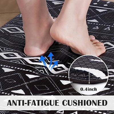 Pauwer Anti Fatigue Kitchen Floor Mat Set of 2 Non Slip Waterproof