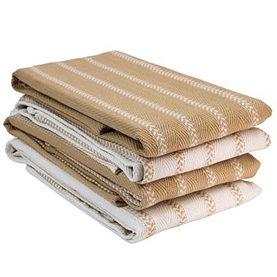 Premium Kitchen Towels (20”x 28”, 6 Pack) | Large Kitchen Hand Towels |  Kitchen Towels Cotton | Flat & Terry Towel | Highly Absorbent Tea Towels  Set