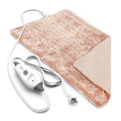 Pure Enrichment WeightedWarmth 3-in-1 Back & Neck Heating Pad, Grey