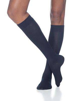 Sigvaris Sheer 120C Black Knee-High Compression Socks
