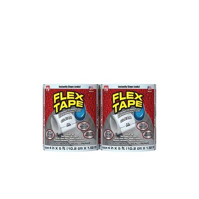 Flex Seal 8 In. x 5 ft. Flex Tape Rubberized Waterproof Tape - Black  TFSBLKR0805 - Acme Tools