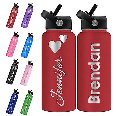 Customizable Etched Simple Modern Summit Water Bottle, 40 Ounce