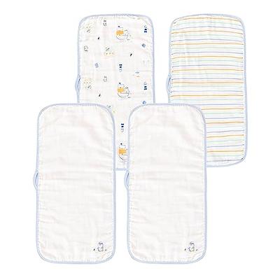 Looxii 12 Pack Baby Burp Cloths 100% Cotton Muslin Burp Cloths 20x10” Soft  Absorbent Bamboo Baby Washcloths 12“x12” - Yahoo Shopping