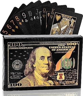 Black & Gold 1 Deck of 24k Playing Cards with Dollar Pattern, Waterproof  Playing Cards & Flexible Poker with Box - Classic Magic Tricks Tool for  Gift Party and Game - Yahoo Shopping