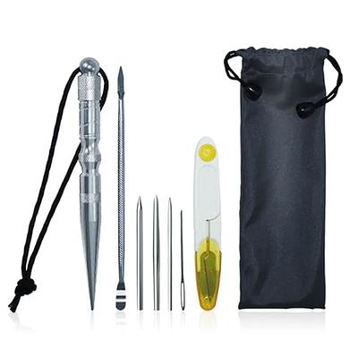 Paracord FID Lacing Needles and Smoothing Tool Set - Essential Kit for DIY Craft Projects - Silver