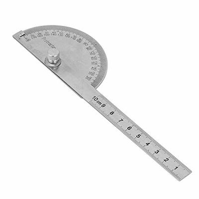 Joyangy Metal L Square Ruler, 90 Degree Right Angle Metric and Inches  Ruler, Double Sided Ruler with Clear Scale, Stainless Steel Right Angle