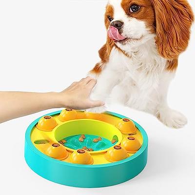 HOUSENLuxury Dog Puzzle Toy,Feeder Slow Feeder Dog Bowl,Slows Down Pets  Eating, Fun Puzzle ealthy Dry and Wet Food Design,Slow Feeding Bowl with  Raised Bumps for Dogs Cats and Other Pets,Yellow - Yahoo