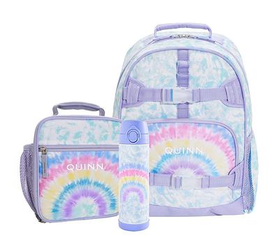 Purple Navy Laguna Tie-Dye Backpack & Lunch Box Bundle
