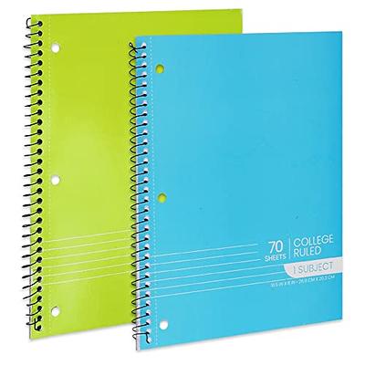 College Ruled Binder Paper | Spiral Notebook
