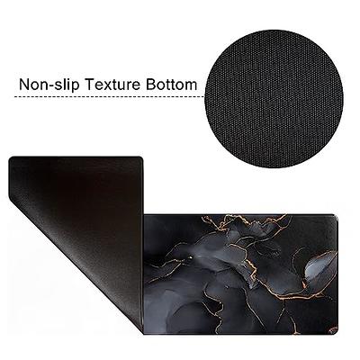 Kitchen Rugs Mats Non Slip Waterproof Padded PU Leather Floor Mats Are  Wear-Resistant Anti-Greasy Black Foot Pad PVC Air Cushion