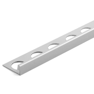 Schluter-Schiene Straight Edge Trim 3/8in. in Aluminum