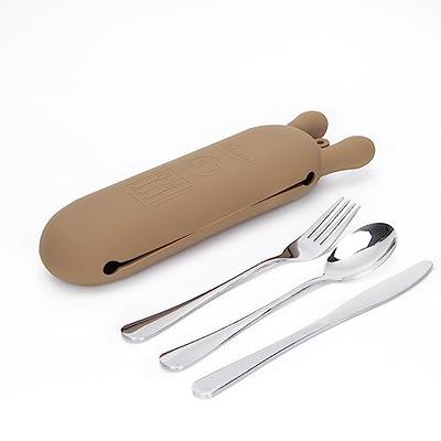 Travel Utensils With Case, Stainless Steel Portable Camping