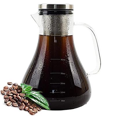 Ovalware Cold Brew Iced Coffee/Tea Maker 1.5L/51oz New RJ3 Clear