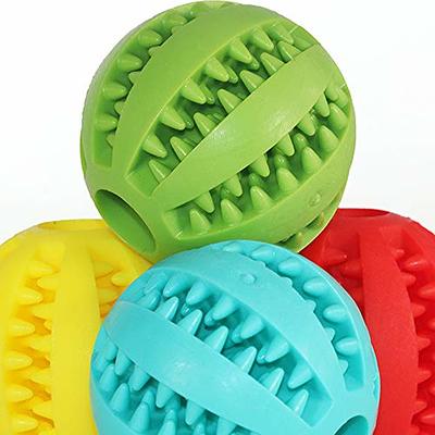 Dropship Pet Dog Toy Interactive Rubber Balls For Small Large Dogs Puppy  Cat Chewing Toys Pet Tooth Cleaning Indestructible Dog Food Ball to Sell  Online at a Lower Price