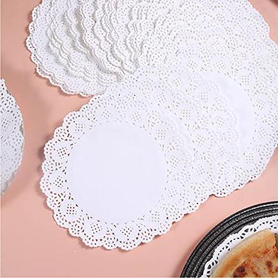 PAPER LACE DOILIES: 6 ROUND SILVER 100 PCS - Creative Kids