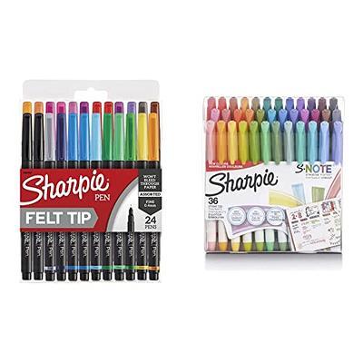 SHARPIE Felt Tip Pens, Fine Point (0.4mm), Black, 12 Count - Yahoo