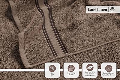 LANE LINEN 18 Piece Towel Set - 100% Cotton Bath Towels Soft &  FluffyBathroom Zero Twist Shower Extra Absorbent for Bathroom 6 Hand Wash  Cloths Chocolate - Yahoo Shopping