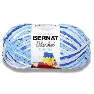 Bernat Blanket Dark Teal Yarn - 3 Pack of 150g/5.3oz - Polyester - 6 Super  Bulky - 108 Yards - Knitting/Crochet