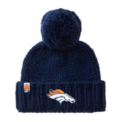 Denver Broncos New Era Logo Core Classic Cuffed Knit Hat - Black