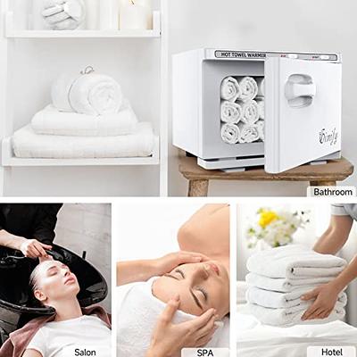 Gimify 8l Hot Towel Warmer Cabinet Small Home Mini Heated For Beauty Spa Salon Massage Hotel Bathroom Kitchen White Yahoo Ping